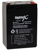 Resim LIGHTEX LT-44 4V 4.0AH KURU AKÜ (IŞILDAK AKÜSÜ) 