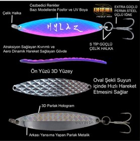 Resim Hylaz Turna Kaşık 28 Gr 95 Mm - Hologramlı 05 
