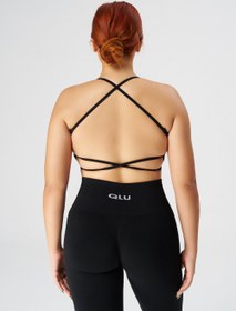 Resim Qlu Attractive Collection Women's Seamless Adjustable String Bra/Sports Bra 