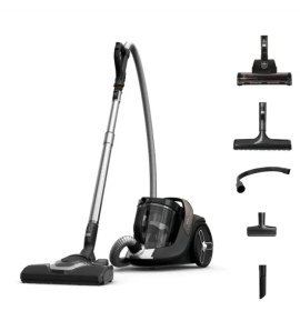 Resim Tefal Turbo Halı Döver Başlıklı Sessiz ve Güçlü Silence Force Cyclonic Toz Torbasız Elektrikli Süpürge X-Trem Cyclonic Effitech 