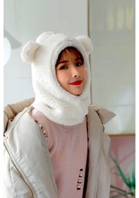 Resim Bundera Wig Kadın Peluş Bere Kar Maskesi Boyunluk Termal Welsoft 