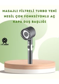 Resim Banyo İçin Filtreli Duş Başlığı Pratik Kullanım 