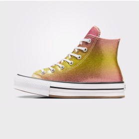 Resim Converse Çok Renkli Kız Çocuk Yürüyüş Ayakkabısı A07404C.753-CHUCK TAYLOR ALL STAR 