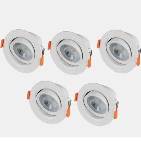 Resim 5W 3000K Günışığı Oynar Başlıklı LED Spot 5 Adet 