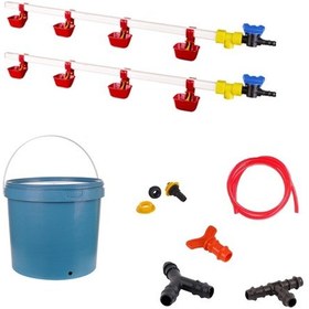 Resim TavPet Nipel Tavuk Suluğu 20 Lt Depolu Dilli Çanaklı (Set/18) 