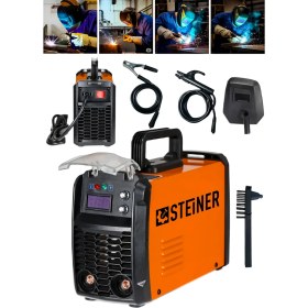 Resim Steiner 250 Amper Inverter Mega Stick Çift Kartlı Hava Soğutmalı Dijital Göstergeli Çanta Kaynak Makinesi 