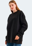 Resim VADIM Oversize Kadın Sweatshirt Siyah 