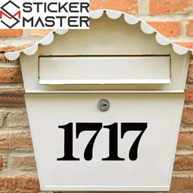 Resim Numara Sticker Seti (4 Sayfa) | Posta Kutusu ve Kapı Numarası - 4 Adet 