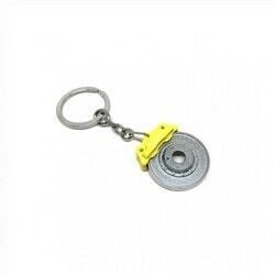 Resim Sportif Anahtarlık Sarı Kaliper Krom Disk 