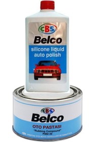 Resim Belco Çbs Silikonlu Oto Cila 1 lt + Pasta 1 kg 