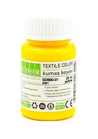 Resim Südor Kumaş Boyası Tek Renk Limon Sarı 
