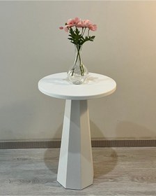 Resim kuppdesign Lilyum Lake Mantar Sehpa Beyaz 52 Cm 