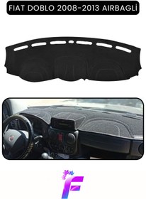 Resim Genel Markalar FIAT DOBLO AIRBAGLİ (2008-2013) Uyumlu Torpido Örtüsü | Kolay Montaj | Tam Koruma | Tam Uyum | E36 