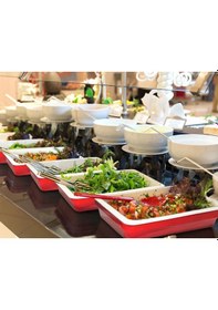 Resim Lava Döküm GN 1/2 Gastronorm Küvet Ölçü 26 x 33 CM Kırmızı 