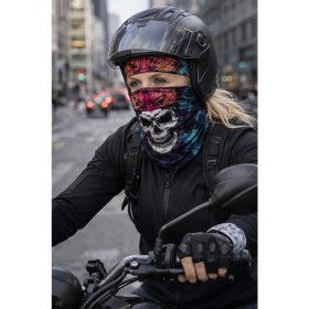 Resim Colizon Unisex Motosiklet Maskesi Bandana - Uv Korumalı Termal Outdoor Boyunluk-Buff 