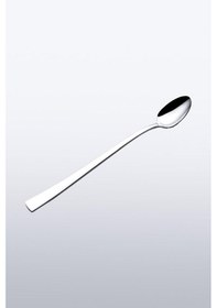 Resim Kokteyl Uzun Mocca Latte Kaşığı Çelik Cezve Kaşığı Tekli 