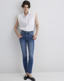 Resim Mavi - Cindy Vintage Jean Pantolon 100277-21870 Mavi 