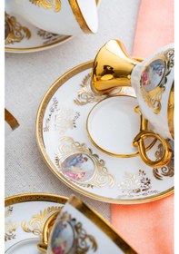 Resim Acar Rosanna 6 Kişilik Kahve Fincanı Takımı - 90 Ml renkli 