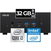 Resim Asus PN64 Intel Core i3 1220P 32GB 256GB SSD Freedos Mini Masaüstü Bilgisayar BB3012MD09 