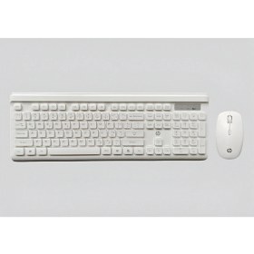 Resim HP CS500 Kablosuz 2.4ghz Türkçe Q Klavye & Mouse Set Beyaz (Ramwhite Türkiye Garantili) 