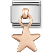 Resim NOMİNATİON Composable Classic Charms In Stainless Steel With 9k Rose Gold (05_star) 