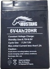 Resim Mustang-orbus 6v 4ah Akü 
