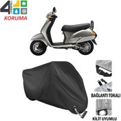 Resim Honda Activa 100 Motosiklet Brandası ( Kilit Uyumlu - Siyah 