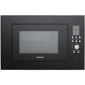 Resim Silverline MW9018B01 23 L Siyah Ankastre Mikrodalga Fırın 