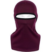 Resim Butu Çok Amaçlı Kış Polar Astar Balaklava Şarap Kırmızısı 