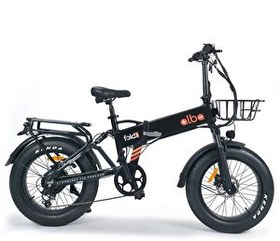 Resim Alba Fold 3 Elektrikli Bisiklet 10 Ah (Siyah) 