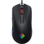 Resim İmg-Gt14 Siyah Rgb 7 Keys Dpı3600 Kablolu Mouse 1,5 Metre Örgülü Saf Bakır Kablo Inca