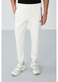 Resim Tommy Life Cesar Ekru Cepli Şardonlu Erkek Eşofman Alt - 84929 Ekru 