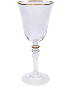 Resim Canba Sandy Butik 6lı Ayaklı Kadeh Altın 