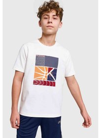 Resim Lescon Çocuk Kısa Kol T-shirt 26b-3053 Beyaz 
