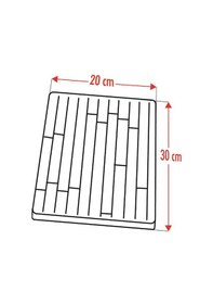 Resim Bambu Kesme Tahtası Sunum Tahtası 20x30 Kahverengi 