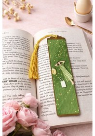Resim Sanatsal Tablo Temalı Metal Kitap Ayracı Sessiz Hikayeler 
