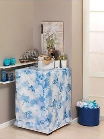 Resim Tropikhome Duş Perdesi Çamaşır Makinesi Örtüsü Takımı Banyo Dekorasyon Seti Mavi 