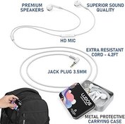 Resim LUDOS Ferox kulak içi kulaklık, kablolu ve mikrofonlu, kulak içi kulaklık, 3,5 mm jak girişi, zengin bas kulaklık, iPhone, iPad, Huawei, Samsung için kulaklık 