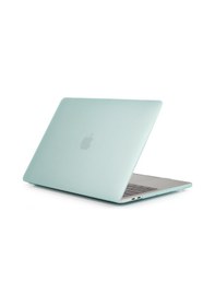 Resim Apple Uyumlu MacBook Air 13.3'' A 1466 A 1369 Kılıf Mat Doku Hardcase Kapak Açık Yeşil 