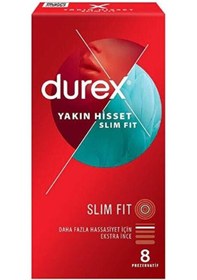 Resim Durex Yakın Hisset Skin Fit 8 Adet Prezervatif 