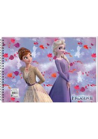 Resim Frozen Resim Defteri 25 X 35 Cm. 15 Yaprak Elsa Anna Uçuşan Yapraklar 