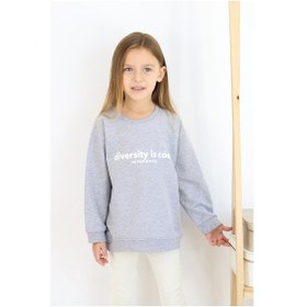 Resim Miababy Diversity Baskılı Unisex Sweatshirt 