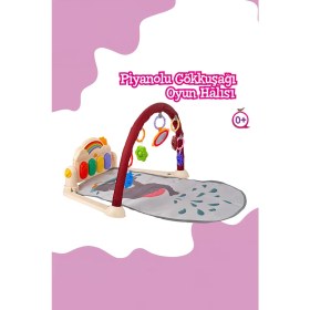 Resim Babycim Piyanolu Oyun Halısı 60 x 75 x 45 cm Bej Renkli 0 - 24 Ay Arası Çocuklar İçin 
