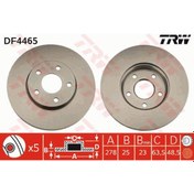Resim TRW DF4465 Fren Diski Ön Cmax 07- Cmax 03- Focus II 04- / S40 04- V50 04- C30 06- C70 05- 15-16 Jant Havalı 278Mm 