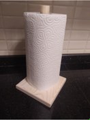 Resim glb decor wood hand made Ahşap Dekoratif Toka Organizer Ahşap Kağıt Havluluk 