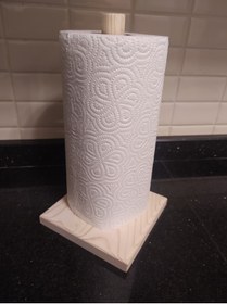 Resim glb decor wood hand made Ahşap Dekoratif Toka Organizer Ahşap Kağıt Havluluk 