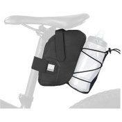 Resim Su Geçirmez Bisiklet Sele Çantası - Büyük Kapasiteli, Reflektörlü Ve Su Şişi Cebi İle Mtb/yol Bisikleti İçin Pratik Depolama Çözümü Siyah Siyah 