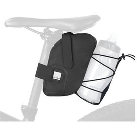 Resim Su Geçirmez Bisiklet Sele Çantası - Büyük Kapasiteli, Reflektörlü Ve Su Şişi Cebi İle Mtb/yol Bisikleti İçin Pratik Depolama Çözümü Siyah Siyah 