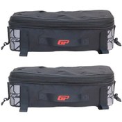 Resim Gp Kompozit Kmsc06 Universal Motosiklet Yan Çanta Üstü Kumaş Çanta Siyah 