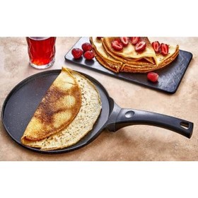 Resim Eda Döküm 26 CM Granit Krep Tavası 